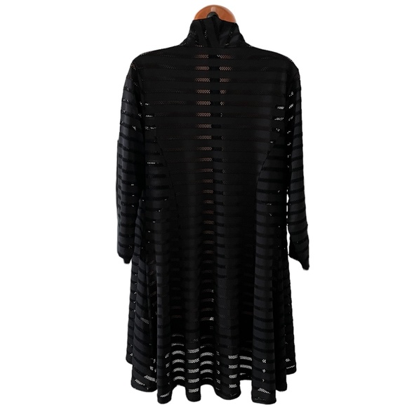 Vivian Wong open front  Black Duster  - Size Large - Picture 5 of 10